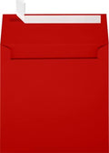 LUXPaper Square Invitation Envelopes | Peel & Press | 6 1/2" x 6 1/2" | Holiday Red | 60lb. Text | 250 Qty by LUXPaper