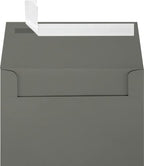 LUXPaper A4 Invitation Envelopes | Peel & Press | 4 1/4" x 6 1/4" | Smoke Gray | 80lb. Text | 250 Qty by LUXPaper