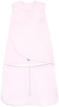 HALO 100% Cotton Sleepsack Swaddle, 3-Way Adjustable Wearable Blanket, TOG 1.5, Soft Pink, Small, 3-6 Months by HALO