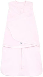 HALO 100% Cotton Sleepsack Swaddle, 3-Way Adjustable Wearable Blanket, TOG 1.5, Soft Pink, Small, 3-6 Months by HALO