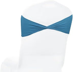 MDS Pack of 50 Spandex Chair Sashes Without Slider Buckles – Dark Teal by MDS