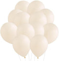 Fun Express Bulk 100 Pieces Tuftex Matte Lace 11" Natural Latex Balloons by FunExpress