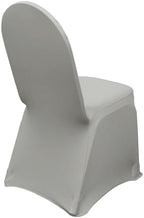 YOUR CHAIR COVERS - 6 Pack Gray Stretch Spandex Banquet Chair Covers - Wedding Slip Premium Quality Cover - Image 4