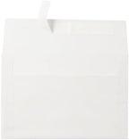 LUXPaper A8 Invitation Envelopes | Peel & Press | 5 1/2" x 8 1/8" | Clear Translucent | 30lb. Text | 250 Qty by LUXPaper