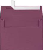LUXPaper A7 Invitation Envelopes | Peel & Press | 5 1/4" x 7 1/4" | Vintage Plum | 80lb. Text | 1,000 Qty by LUXPaper