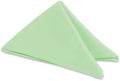 50 pcs Mint Green 17"x17" Polyester Cloth Napkins by LeadingLinens