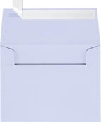 LUXPaper A2 Invitation Envelopes | Peel & Press | 4 3/8" x 5 3/4" | Lilac Purple | 80lb. Text | 250 Qty by LUXPaper