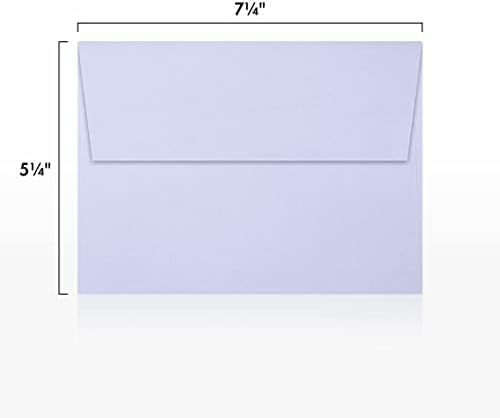 LUXPaper A7 Invitation Envelopes | Peel & Press | 5 1/4" x 7 1/4" | Lilac Purple | 80lb. Text | 250 Qty - Image 3