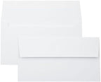 LUXPaper Photo Greeting Invitation Envelopes | 4 3/8" x 8 1/4" | Bright White | 70lb. Text | 500 Qty - Image 6