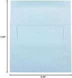 JAM PAPER A7 Premium Invitation Envelopes - 5 1/4 x 7 1/4 - Baby Blue - Bulk 500/Box - Image 3