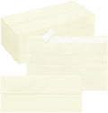 200 Pack #10 Ivory Envelopes Letter Size Self Seal Cream Business Envelopes by QIKSION