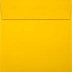 LUXPaper Square Invitation Envelopes | Peel & Press | 6 1/2" x 6 1/2" | Sunflower Yellow | 80lb. Text | 250 Qty - Image 2