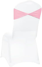 MDS Pack of 125 Spandex Chair Sashes Without Slider Buckles – Pink - Image 5