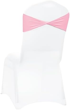MDS Pack of 250 Spandex Chair Sashes Without Slider Buckles – Pink - Image 5