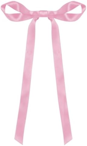 200pcs Satin Ribbon Bow Cake Toppers Pink Red Love Couple Cake by Unknown