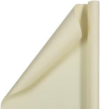 JAM Paper Gift Wrap - Matte Wrapping Paper - 100 Sq Ft Total - Matte Ivory - 4 Rolls/Pack - Image 2