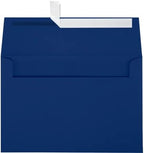 LUXPaper A8 Invitation Envelopes | Peel & Press | 5 1/2" x 8 1/8" | Navy Blue | 80lb. Text | 1,000 Qty - Image 2