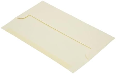 JAM PAPER #10 Business Strathmore Envelopes - 4 1/8 x 9 1/2 - Ivory Wove - 100/Pack - Image 6
