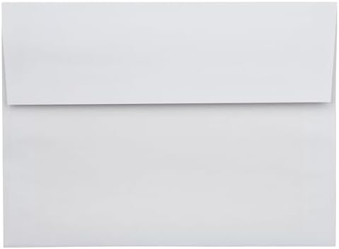 LUXPaper A7 Foil Lined Invitation Envelopes | Peel & Press | 5 1/4" x 7 1/4" | White w/Gold LUX Lining | 60lb. Text | 250 Qty - Image 3