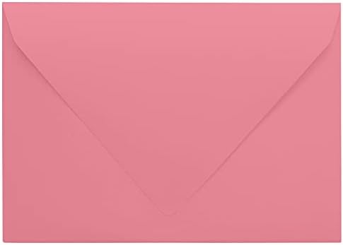 Darling Souvenir A6 Size 100 x Self-Adhesive Wedding Invite Envelopes Euro V-Flap 80lbs (4 3/4 x 6 1/2) Stationary - Packs & Colours Available by DarlingSouvenirMADEWITHLOVE