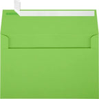 LUXPaper A9 Invitation Envelopes | Peel & Press | 5 3/4" x 8 3/4" | Limelight Green | 80lb. Text | 500 Qty by LUXPaper