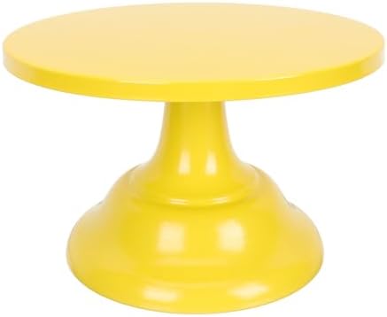 Cake Stand 7.87 Round Cake Tray for Dessert Display Holder for Home Parties Weddings Baby Showers Serving Cakes Pies Cheeses by BRIGHTFUFU