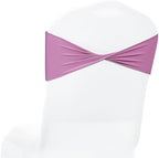 MDS Pack of 200 Spandex Chair Sashes Without Slider Buckles – Dusty Pink by MDS