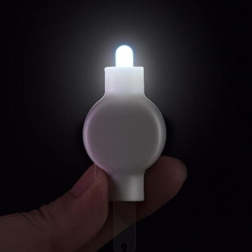 Paper Lantern Lights Battery Operated - Hanging LED Lights with Wire Bright Floral Lighting for Outdoor Indoor Wedding Camping Party Holidays Events Balloon Lanterns Last 36 Hours (White, 30 Pack) - Image 2