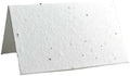 Of The Earth Handmade Paper - Wildflower Seed Paper Folding Escort Card - Place Card/Name Card/Gift Card - 3.5" x 4" - Set of 24 (10s White Seed) by OfTheEarth
