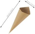 120pcs Wedding Paper Cones Confetti Petal Decorations Xmas - Image 2