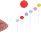 Alasum 120pcs Lovely Balloon Cake Toppers Inserts for Cupcake Decoration for Birthday Shower Wedding Party Celebrations Adorable Design - Image 3