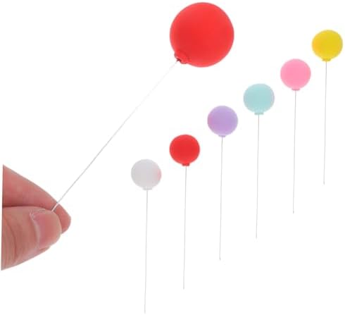 Alasum 120pcs Lovely Balloon Cake Toppers Inserts for Cupcake Decoration for Birthday Shower Wedding Party Celebrations Adorable Design - Image 3