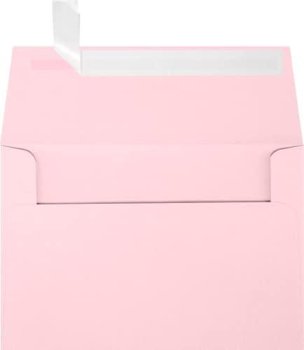 LUXPaper A4 Invitation Envelopes | Peel & Press | 4 1/4" x 6 1/4" | Candy Pink | 80lb. Text | 1,000 Qty by LUXPaper