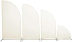 Efavormart Set of 4 Ivory Spandex Half Moon Arch Covers, Custom Fit Chiara Backdrop Slipcovers 2.5ft-7ft for Classic Tiered Wedding Altars and Formal Staging - Image 6