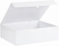 Extra Large White Gift Box 19x16x6 Inches,Gift Boxs for Presents with Lid Magnetic Closure Collapsible,Bridesmaid Proposal Box,Birthday, Christmas,for Clothes and Large Gifts by PLINJOY