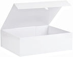 Extra Large White Gift Box 19x16x6 Inches,Gift Boxs for Presents with Lid Magnetic Closure Collapsible,Bridesmaid Proposal Box,Birthday, Christmas,for Clothes and Large Gifts by PLINJOY