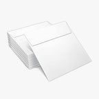 LUXPaper Square Invitation Envelopes | Peel & Press | 6 1/4" x 6 1/4" | White Linen | 80lb. Text | 250 Qty - Image 5