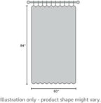 10 x 7 Feet Navy Blue Backdrop Curtain for Partie, Background Curtains for Photoshoot, Birthday, Wedding, Halloween, Thanksgiving, Christmas Day, New Year Party Decorations 5Ft x 7Ft, 2 Panels - Image 6