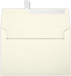 LUXPaper A8 Invitation Envelopes | Peel & Press | 5 1/2" x 8 1/8" | Natural Linen | 80lb. Text | 500 Qty by LUXPaper
