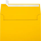 LUXPaper A9 Invitation Envelopes | Peel & Press | 5 3/4" x 8 3/4" | Sunflower Yellow | 80lb. Text | 500 Qty by LUXPaper