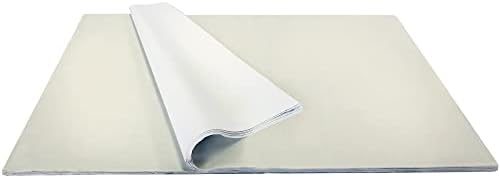 Jillson Roberts Bulk 480-Sheet Count 20" x 30" Recycled Tissue Paper Available in 30 Colors, Ivory - Image 2