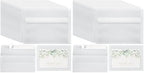 Sabary 50 Pcs Self AdhesiveVellum Envelopes Clear Envelopes, 4.7 x 6.5 Inch by Sabary