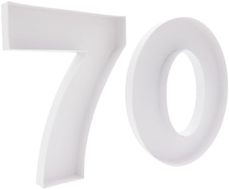 15in Cardboard Number Shape Box Fillable Tray, Food Charcuterie Board, Cupcake Sweet Party Decor (Number 70) - Image 2