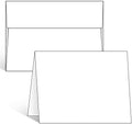 Ohuhu A2 Blank White Cards and Envelopes 200 Pack, 4.25 x 5.5 Folded Cards by Ohuhu