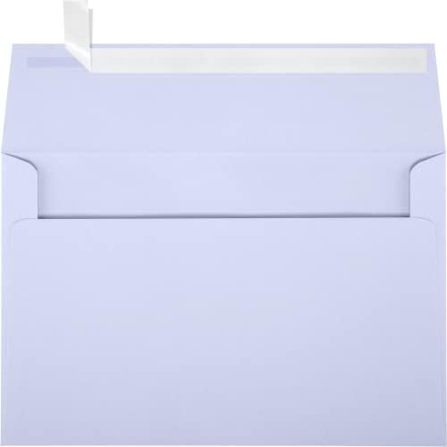 LUXPaper A9 Invitation Envelopes | Peel & Press | 5 3/4" x 8 3/4" | Lilac Purple | 80lb. Text | 500 Qty by LUXPaper