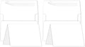 200 Pack Goefun Blank Cards and Envelopes 5x7 White for Invitations by Goefun
