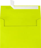 LUXPaper A7 Invitation Envelopes | Peel & Press | 5 1/4" x 7 1/4" | Wasabi Green | 80lb. Text | 500 Qty by LUXPaper