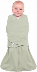 HALO 100% Cotton Sleepsack Swaddle, 3-Way Adjustable Wearable Blanket, TOG 1.5, Sage, Small, 3-6 Months - Image 2