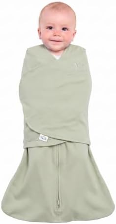 HALO 100% Cotton Sleepsack Swaddle, 3-Way Adjustable Wearable Blanket, TOG 1.5, Sage, Small, 3-6 Months - Image 2