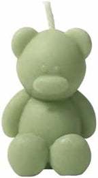 30 Pcs Baby Shower Favors Mini Bear Candles Party Favors, Handmade Bear Shaped Candles Bulk for Baby Shower Boys Girls, Wedding Favors, Baptism Guest Favors (Sage Green) - Image 2